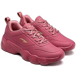 Women's Mercury-08 Casual Sneaker Shoes Lightweight Soft & Comfortable with Extra Cushion Lace-Up Shoes for Women's & Girl's