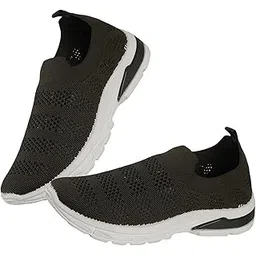 Women's Mesh Fabric Slip on Running Shoes