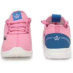 Women's Mesh Regular Fit Solid Pink Running Shoes