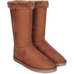 Women's Mid-Calf Faux Fur Lined Winter Boot