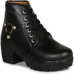 Women's mid Heel Ankle Boots