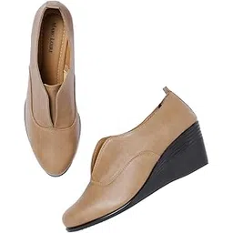 Women’s Platform Wedge Leather Ankle Boots for Casual & Formal Wear