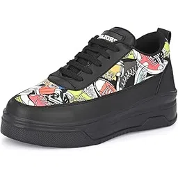Women's Printed High-Top Sneakers