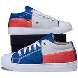 Women's Printed Low Ankle Canvas Sneakers | Sneakers for Women | Stylish Casual Shoes | Comfortable & Lightweight Shoes for Girls & Womens