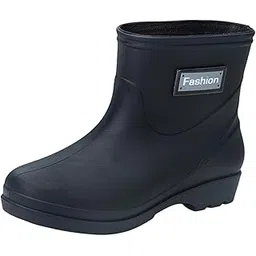 Women's Rain Boots Stylish Mid Calf Rain Boots for Outdoor Outside Traveling EU 40