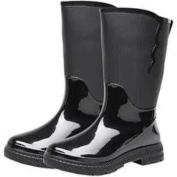 Women's Rain Boots Trendy Anti Slip Rainboots for Travel Outdoor Backpacking 39