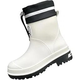 Women'S Rain Boots Waterproof Mid Calf Rain Boots For Travel Cycling Fishing | Womens Shoes | Boots