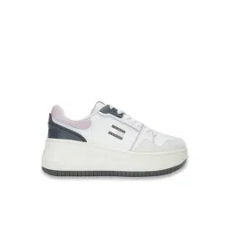 Women's Retro Basket White Leather Sneakers