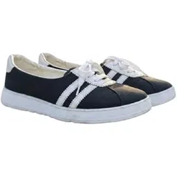 Women's Rich Quality|Breathable|Comfortable Synthetic Leather Lace up Sneaker's