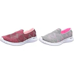 Womens SL 123 | Enhanced Durability & Soft Cushion | Pink Running Shoe - 5 UK