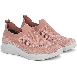 Women's Slip- On Walking Shoes, Lightweight, Multi Directional Flexibility, Shock-Absorption Technology, Enhanced Cushioning, Sports Footwear