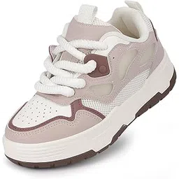 Women's Smart & Casual Chunky Cool Sneakers Shoes for Women with Lace-Ups & Extra Cushioning
