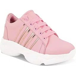 Women's Sneaker Walking Shoes for Girl's Pink Shoes Collections