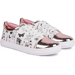 Women's Sneaker Walking Shoes for Girl's Pink Shoes Collections