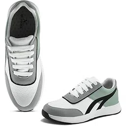 Women's Soft,Comfortable Lace up Sneakers, Lightweight, Durable & Trendy Running Sports Shoes | Walking, Gym & All Day Casual Wear