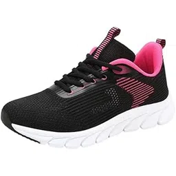 Women's Sports Shoes Lightweight Breathable Running Walking Footwear