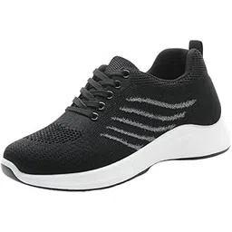 Women's Spring Breathable Running Shoes | Soft Sole Fashion Sneakers | Lace-Up Lightweight Sports Shoes for Women