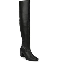 Women's ST-1176 Black PU Boots