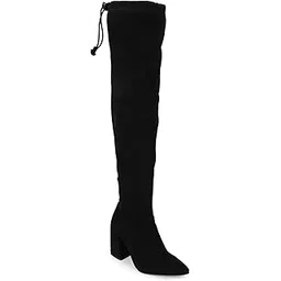 Women's ST-1181 Black Suede Boots