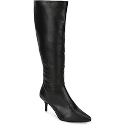 Women's ST-1185 Black PU Boots