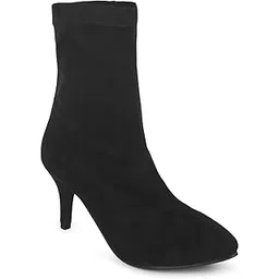 Women's ST-1270 Black Suede Boots