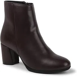Women's Stylish Ankle Boots with Block Heel