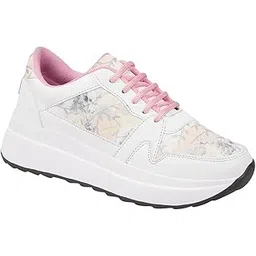 Women’s Stylish Sneakers | Lightweight Casual Sports Shoes | Trendy Comfort Lace-Up Walking Shoes