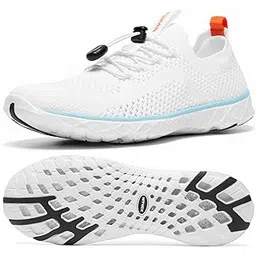 Women's Stylish Water Shoes, Tennis Walking Shoes with Arch Support, Best for Water Sports, Travel & Walk