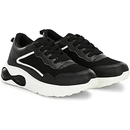 Womens Sugarsoles Solid Sports Casual Lace Up Shoes Perfect for Running Walking | Cushioned Footbed Footwear and Suitable for Any Casual Outfit