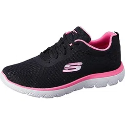 Womens Summits - 896219id Black/HOT Pink Casual Shoe - 3 UK (6 US) (896219ID-BKHP)
