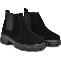 Women’s Synthetic Leather Ankle Boots – Trendy & Comfortable Boots For Women