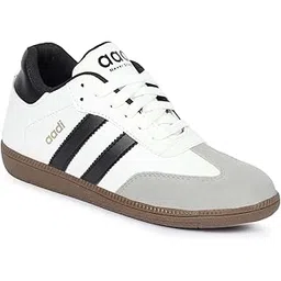 Women's Synthetic Leather Comfort Lightweight Trendy Outdoor Lace Up Casual Sneakers