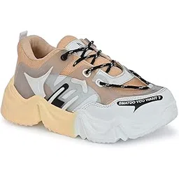 Women's Synthetic Leather Comfortable/Running Lace-Ups Sports Shoes