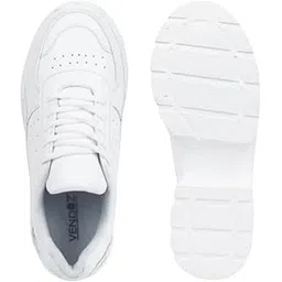 Women's Synthetic Leather Lightweight Comfortable Lace-Up for Running Walking Travel & Office