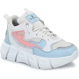 Women's Synthetic Leather Stylish/Comfortable/Running/Gym Lace-Ups Sports Shoes