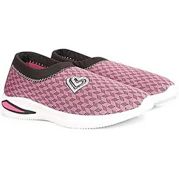 Women's Synthetic Lightweight Rubber Sole Printed Sneakers