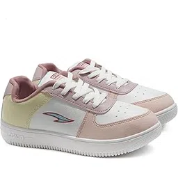 Women's TRENDY-01 Casual Sneaker Shoes Lightweight Soft & Comfortable with Extra Cushion Lace-Up Shoes for Women's & Girl's