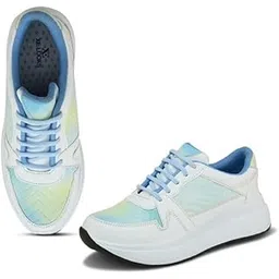 Women's Trendy, Attractive & Fancy Lace up Sneakers Shoes All Day Casual Wear for Women & Girls