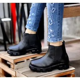 Women's Trendy Casual Chelsea Boot for Girls Boots For Women
