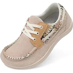 Womens Walking Shoes Barefoot Minimalist Trail Running Shoes Wide Toe Zero Drop Tennis Sneakers for Jogging Hiking Athletic Lightweight Cross Training Shoes for Gym Office Driving