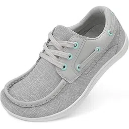 Womens Walking Shoes Barefoot Minimalist Trail Running Shoes Wide Toe Zero Drop Tennis Sneakers for Jogging Hiking Athletic Lightweight Cross Training Shoes for Gym Office Driving