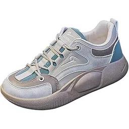 Women's Walking Shoes Fashion Upper Gym Shoes for Camping Jogging Trekking Apricot 38