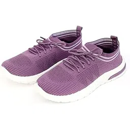 Women’s Walking Shoes | Lightweight Breathable Sneakers for Girls | Comfortable Casual Sports Shoes, Breathable Knit Sports Shoes. Avilable in Onion,Blue,Grey,Peach Pink,Black |Sizes 5-10