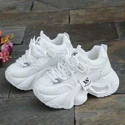 Women's White Sneakers|Casual Shoes for Women|Stylish Sneaker Sneakers For Women