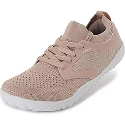 Women's Wide Minimalist Barefoot Shoes | Toe Box Fashion Sneakers Zero Drop Grippy Sole W52v2