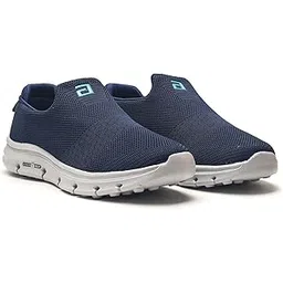 Wonderwalk-21 Walking Shoes for Men | Lightweight, Air Cooled Upper & Memory Foam Insole | Slip-On Sneakers for Walking, Travel & All-Day Comfort