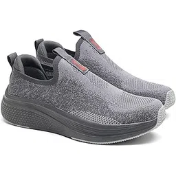 Wonderwalk Pro-21 Men’s Walking Shoes | Lightweight Slip-On Sneakers with Arch Support | Memory Foam Soft Cushion Insole, Breathable & Flexible Shoes for Gym, Travel & Walk