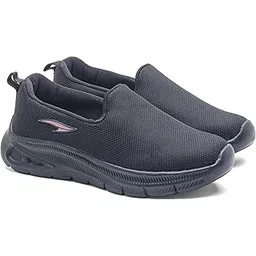 Wonderwalk W-101 Women’s Walking Shoes | Stylish Lightweight Slip-On Sneakers with Memory Foam Comfort | Breathable Mesh, Arch Support Shoe for Girls