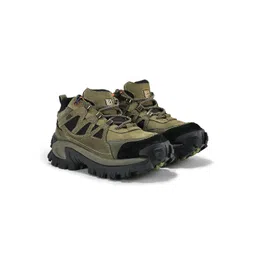 Woodland Men Colourblocked Leather Sneakers