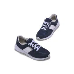 Woodland Men Colourblocked Suede Sneakers